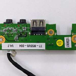 Albacomp Clevo M55V USB, audio panel kábellel y
